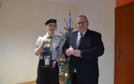 Betlejemskie Światło Pokoju dotarło do Lubasza 1
