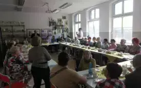Wielkanocne śniadanie w Klubie Seniora 1