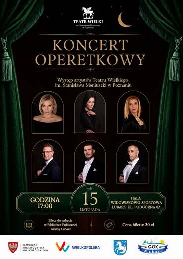 Koncert operetkowy w Lubaszu