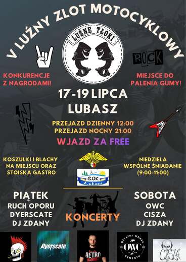 V Luźny Zlot Motocyklowy w Lubaszu