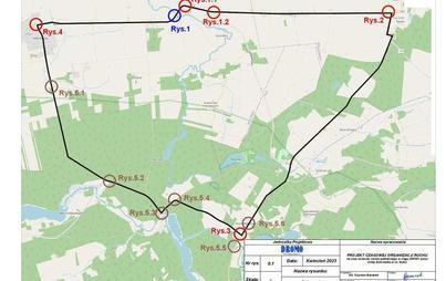 Zdjęcie do Objazd miejscowości Gulcz