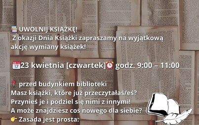 Zdjęcie do Bookcrossing w Lubaszu