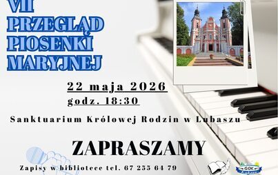 Zdjęcie do VIII Przegląd Piosenki Maryjnej w Lubaszu