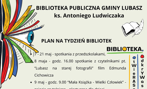 Zdjęcie do Tydzień Bibliotek w Lubaszu